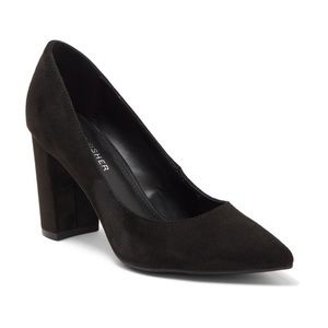 Eileen Fisher Women's Black Suede Pumps